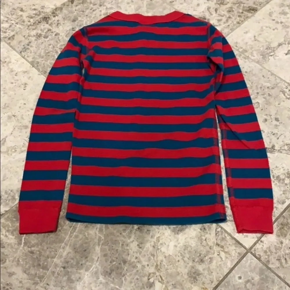 Hanna Andersson Striped Long Sleeve T-shirt Tee Top Size 120